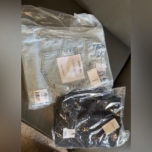 Good American Outfit - Bodysuit and Flared Jeans